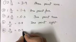 Decimal Fractions | Class 5 Maths Chapter 9 Practice set - 36 | Reading n writing decimal form