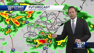 Two Impact Days: The timing of showers and thunderstorms this weekend
