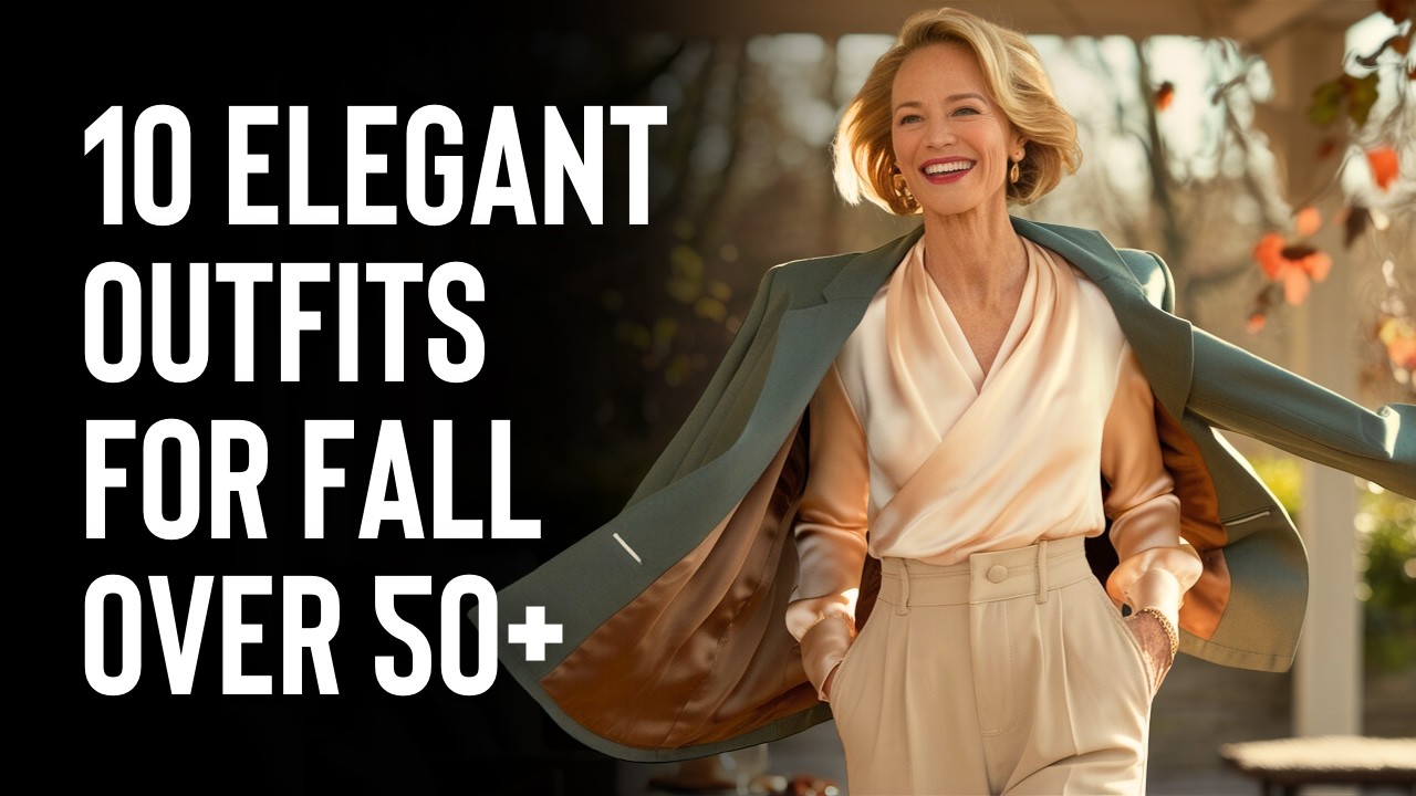 The 10 Best Fall Outfits for Elegant Women Over 50