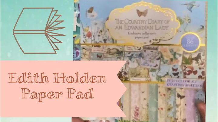 Edith Holden PAPER PAD at Joanns The Country Diary...