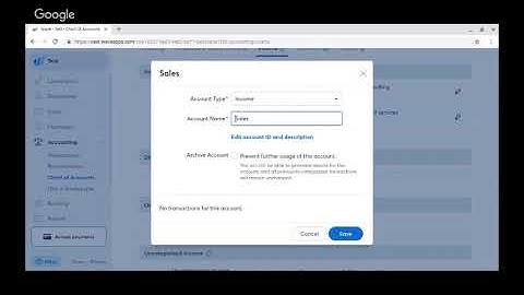 Wave Bookkeeping Tutorial pt 1/4: Setting Up Chart of Accounts