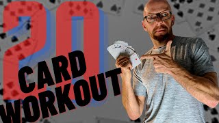 20 Random Card Bodyweight Workout | Follow Along | Soft House Beats screenshot 5