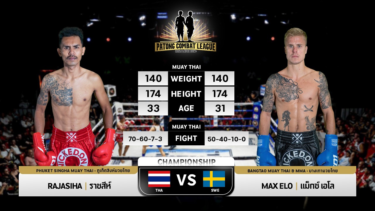 Rajchasri Phuket Singha Muay Thai VS Max Elo Bangtao Muay Thai & MMA
