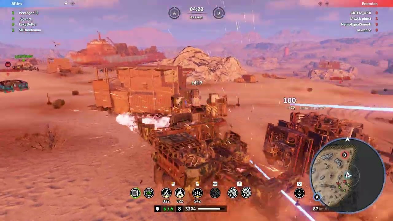 Crossout CW T0XIK vs 3PADA