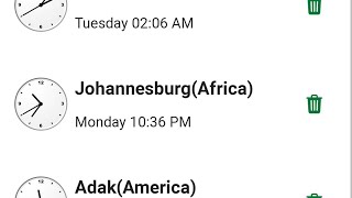 world clock app in ionic capacitor with angular