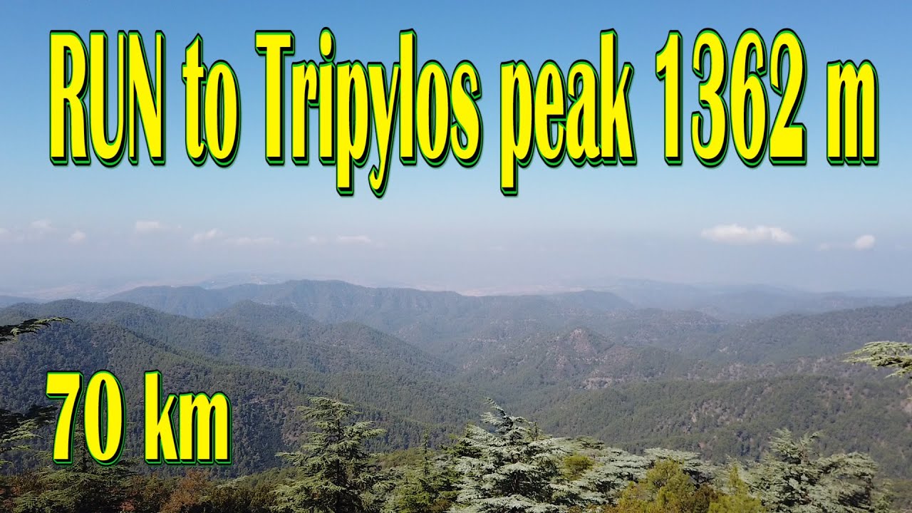from Lysos to Tripylos peak 1362 m
