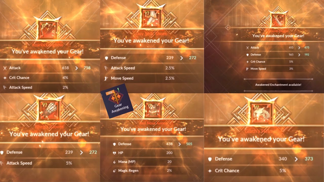 Gear Awakening, Awakened Enhancement, Akhirnya Top 10 CP - Black Desert Mobile