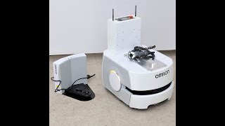 SOLD! Omron LD-90 Self-Navigating Autonomous Robot AMR with Charger, Pendant