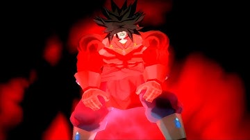 DBZ TTT VEGETTO SSJBLUE VS BROLY XENO SSJ4