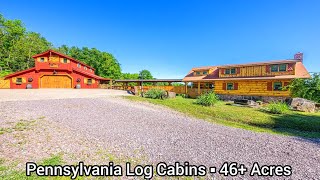 Pennsylvania Log Cabins For Sale / 46+ Acres Yough Lake / Penssylvania Land For Sale