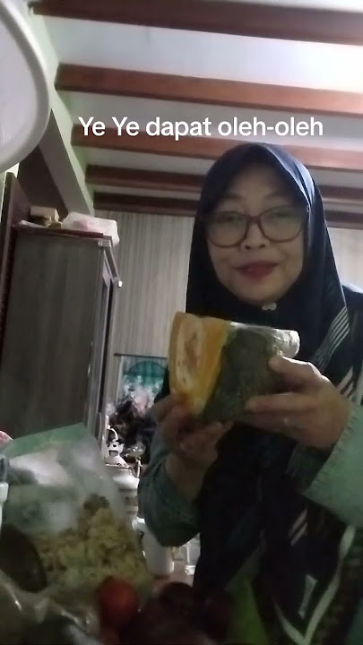 Ye Ye dapat oleh oleh kopi Lampung