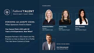 Finding AI Adept CEOs: What Sponsors Need to Know #executivesearch #ai #saas #software