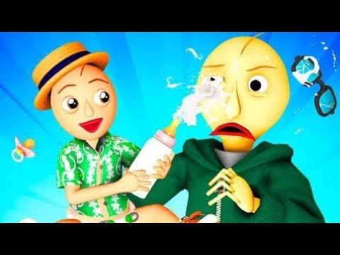 Ребенок Балди - Фильм ( Балдик Подряд Baldis Basics Plus Чумной Доктор 3D Анимация)