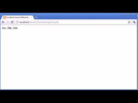 Beginner PHP Tutorial   81   The implode Function with File Handling Example