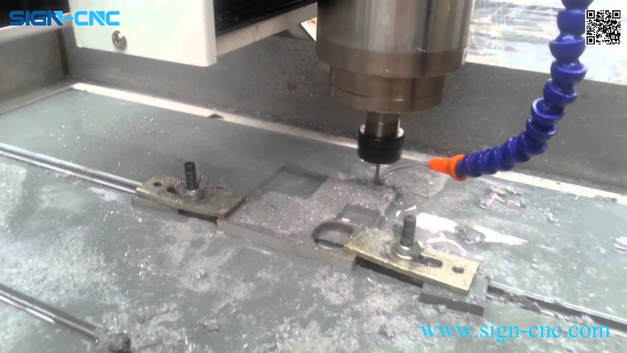 SIGN-CNC router cutting aluminium plate, metal cutting and carving ...