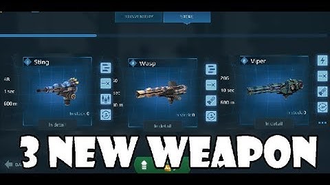 War Robots [4.3] Test Server - 3 New Weapons Sting,Wasp and Viper