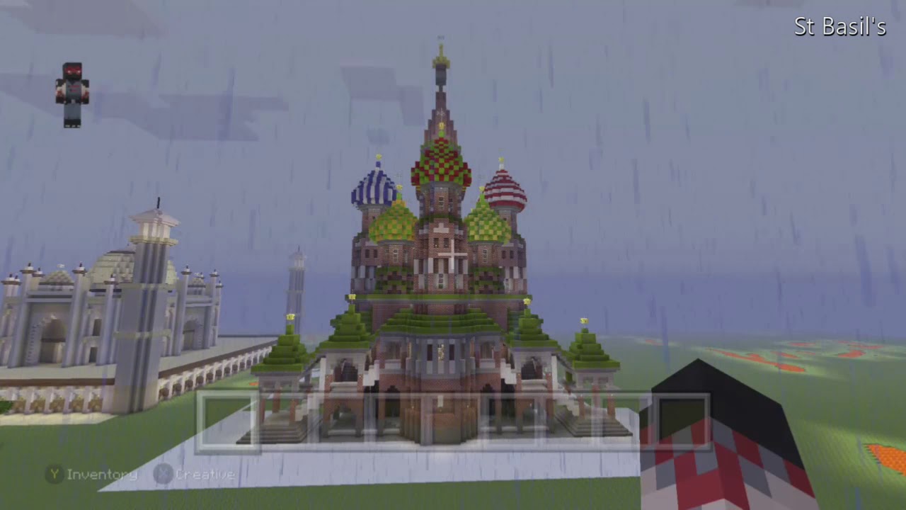 St Basil's Cathedral Minecraft Build - YouTube