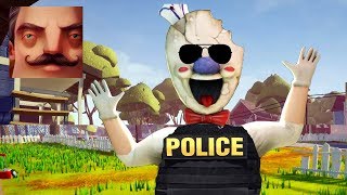 Hello Neighbor - My New Neighbor Ice Scream 2 Rod Police Act 2 Trampoline Gameplay Walkthrough screenshot 5