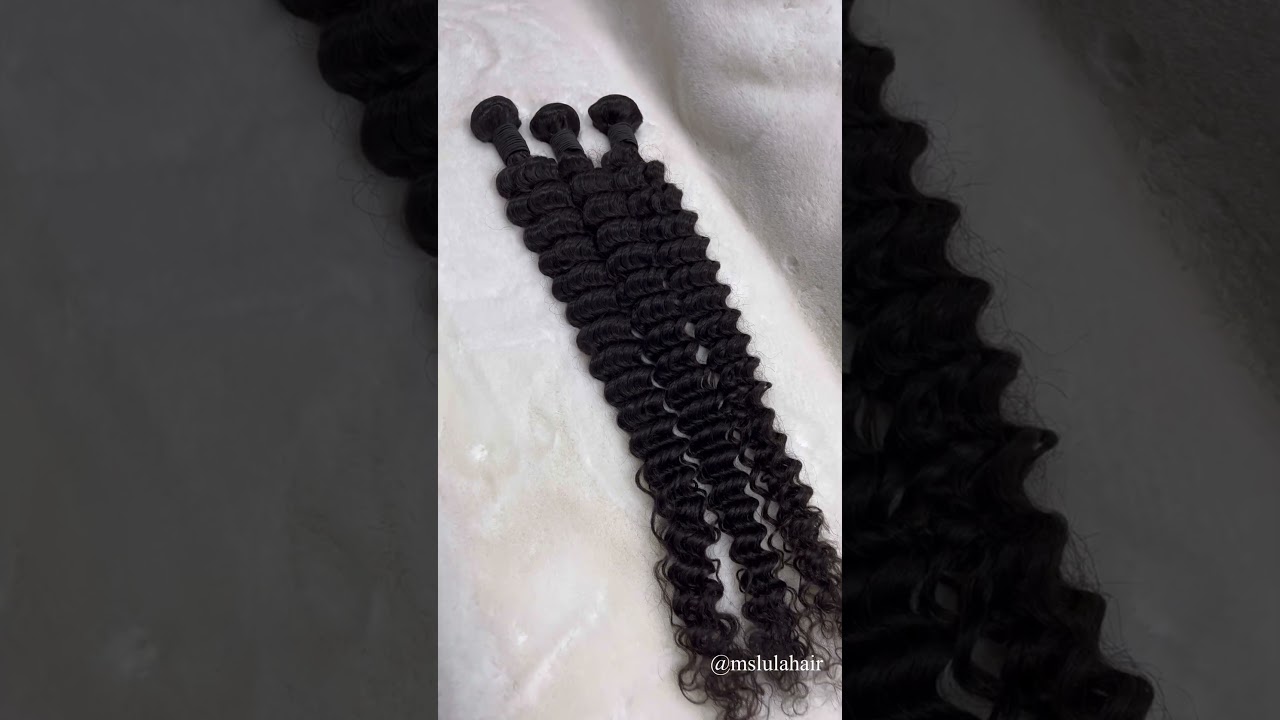 Virgin Human Hair Bundles | Deep Wave Hair | MS LULA HAIR