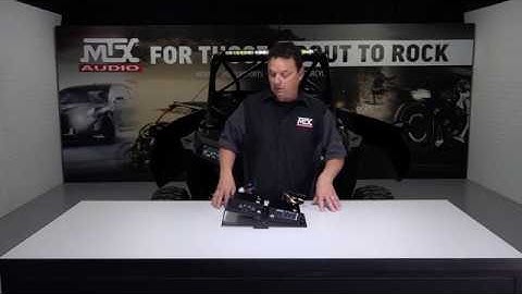 MTX THUNDER3 Audio Kit Installation for Select 2014-18 Polaris RZR Vehicles