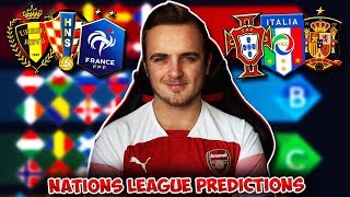 My UEFA Nations League 2018/19 MATCHDAY/GAMEWEEK 5 PREDICTIONS!