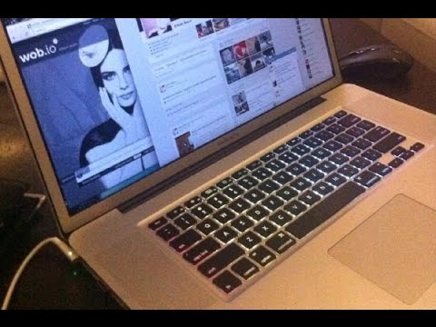Macbook Pro - Colorized Backlight Mod - YouTube