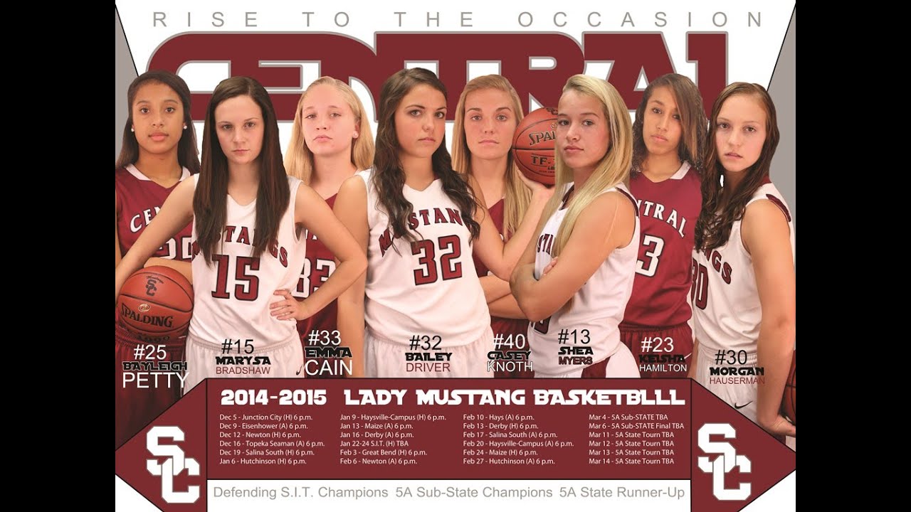 2015 Salina Central Women's Basketball Highlight Film - YouTube