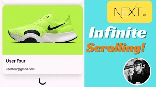 Infinite Scrolling in Next.Js | Complete NextJs 13 for Beginners