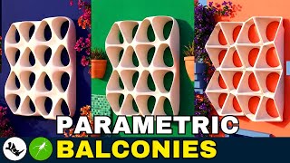 Parametric Balconies in Rhino + Grasshopper | Architecture Tutorial