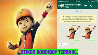 Stiker Boboiboy Terbaik || Tutorial Buat Setiker WA