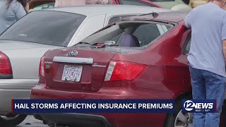 How hail storms affect insurance premiums