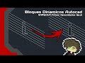 Crear bloques dinámicos OPACOS en Autocad es FÁCIL