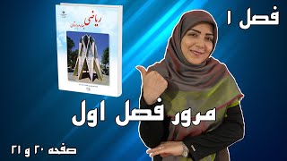 (1) آموزش ریاضی پایه چهارم ابتدایی : مرور فصل