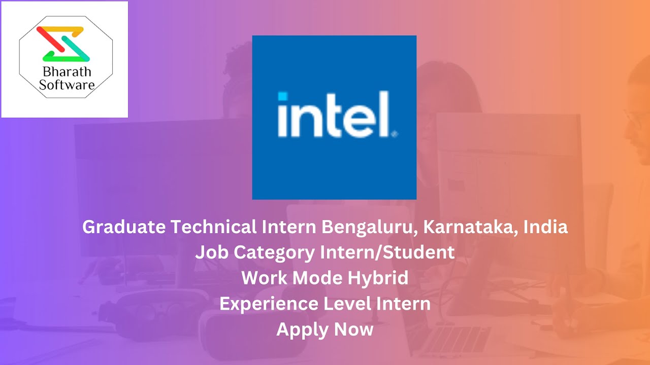 Intel I Graduate Technical Intern 2024 - YouTube