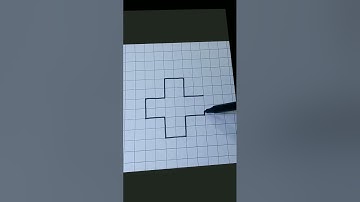 Easy 3D Drawing Plus Sign | Maths Sheet