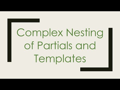Complex Nesting of Partials and Templates