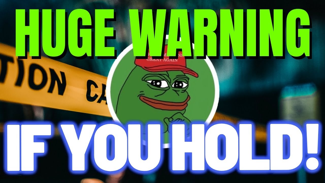 ⚠️ PEPE COIN UPDATE: IF YOU HOLD THIS IS IMPORTANT! | CRTICIAL LEVEL HERE | PEPE CRYPTO NEWS TODAY
