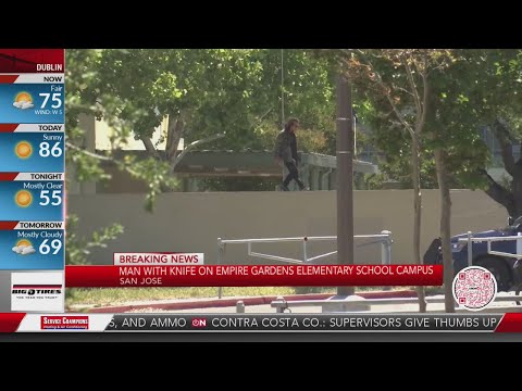 Man with knife at Empire Gardens Elementary School in San Jose prompts shelter-in-place