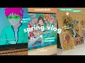 spring vlog 🌸: aesthetic room decor, playing genshin impact, + pulling venti !!