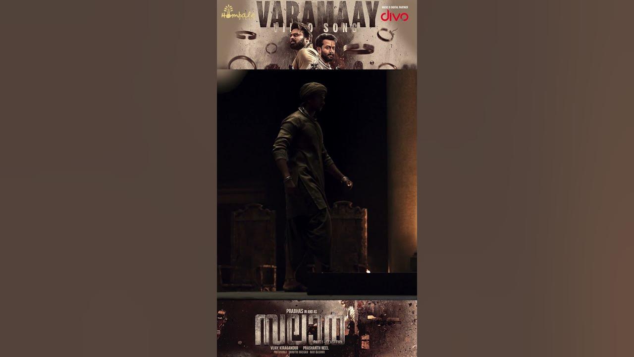 Salaar | Varamaa (Video Song) | Releasing on Tomorrow at 6:00pm | Hombale Films
