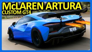 Forza Horizon 5 : Custom GT4 McLaren Artura!! (FH5 McLaren Artura)
