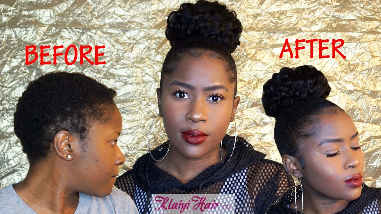 How To Do A Sleek High Bun On Super Short 4c Twa Natural Hair