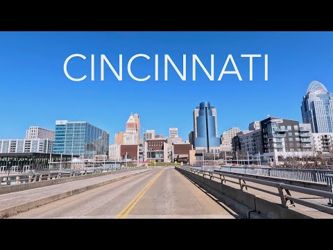 Cincinnati Ohio City Drive 4K - Driving Tour