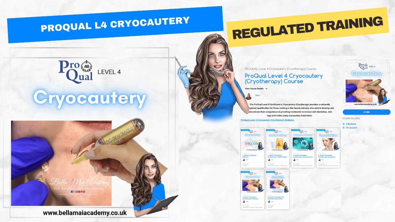 Proqual Level 4 Cryocautery Cryotherapy Training Course