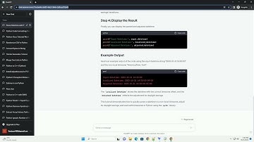 Quickly parse Python datetime in a non local timezone adjusting for daylight savings