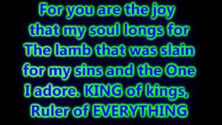 Video thumbnail of "Hosanna [Kirk Franklin] Lyrics on Screen"