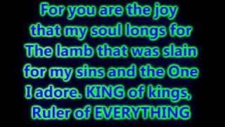 Hosanna [Kirk Franklin] Lyrics on Screen