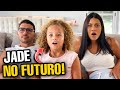 CONHECI MINHA FILHA JADE NO FUTURO! 😱 *novelinha*