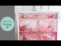 How To Paint Pour On Furniture | Dresser Paint Pour