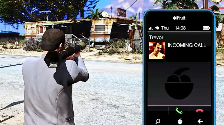 Stop Firing Rockets At My Home Please? - GTA 5 (Michael, Franklin, Trevor)